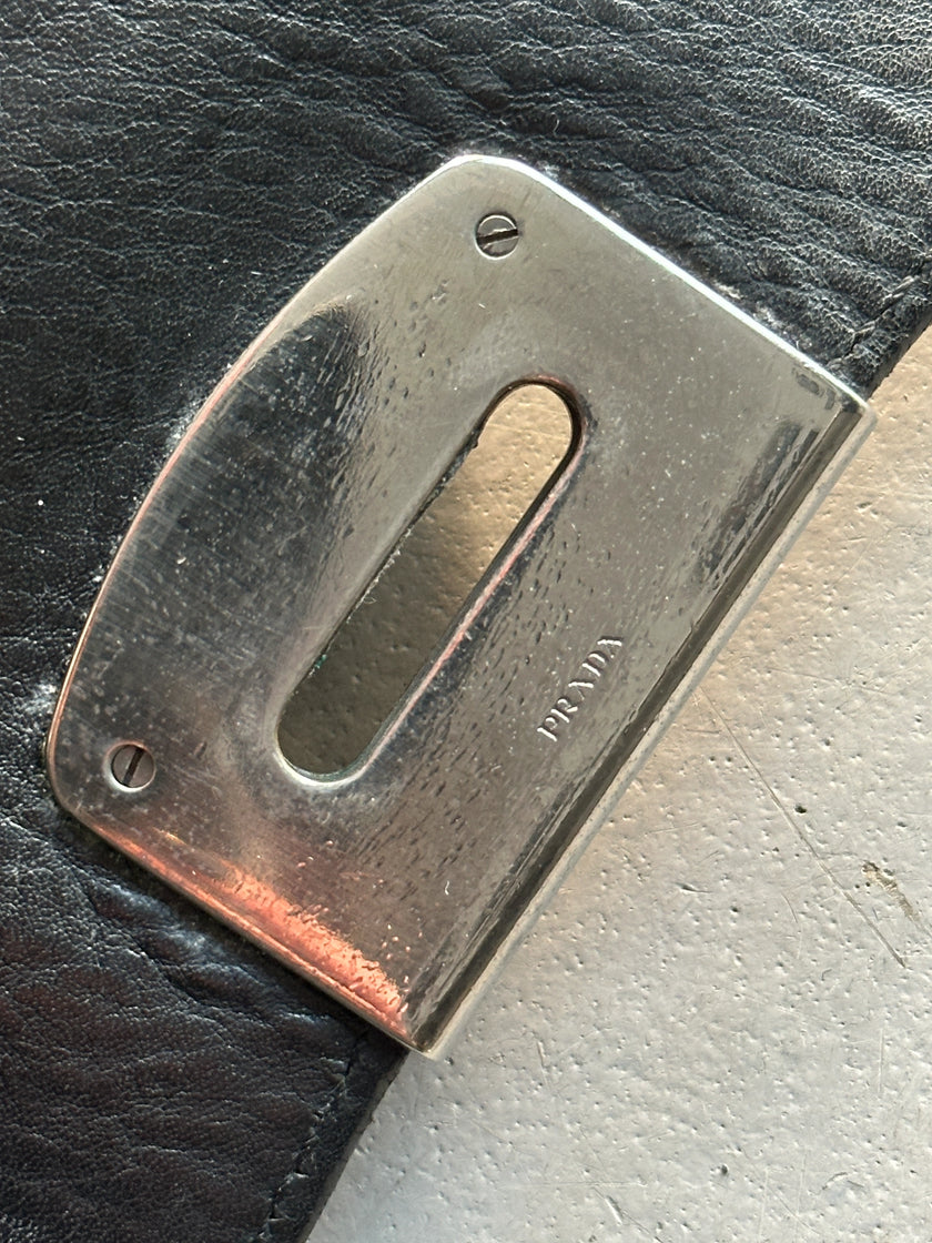 PRADA - A/W 2001 BOSTON LEATHER BAG