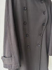GIANFRANCO FERRÉ - 1990s DROPPED SHOULDERS FUNNEL NECK COAT