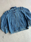 1980s MILITARY DENIM BOMBER JACKET