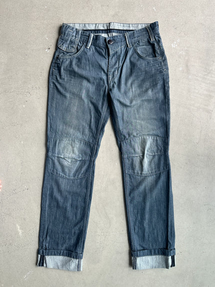 2000s RELAXED FIT WITH TURN UP HEM JEANS