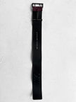 GIANFRANCO FERRÉ - late 1990s WIDE SUEDE BELT WITH DOUBLE PRONG BUCKLE