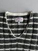 ARMANI JEANS - 1990s CHUNKY KNIT JUMPER WITH LOGO EMBROIDERED FRONT