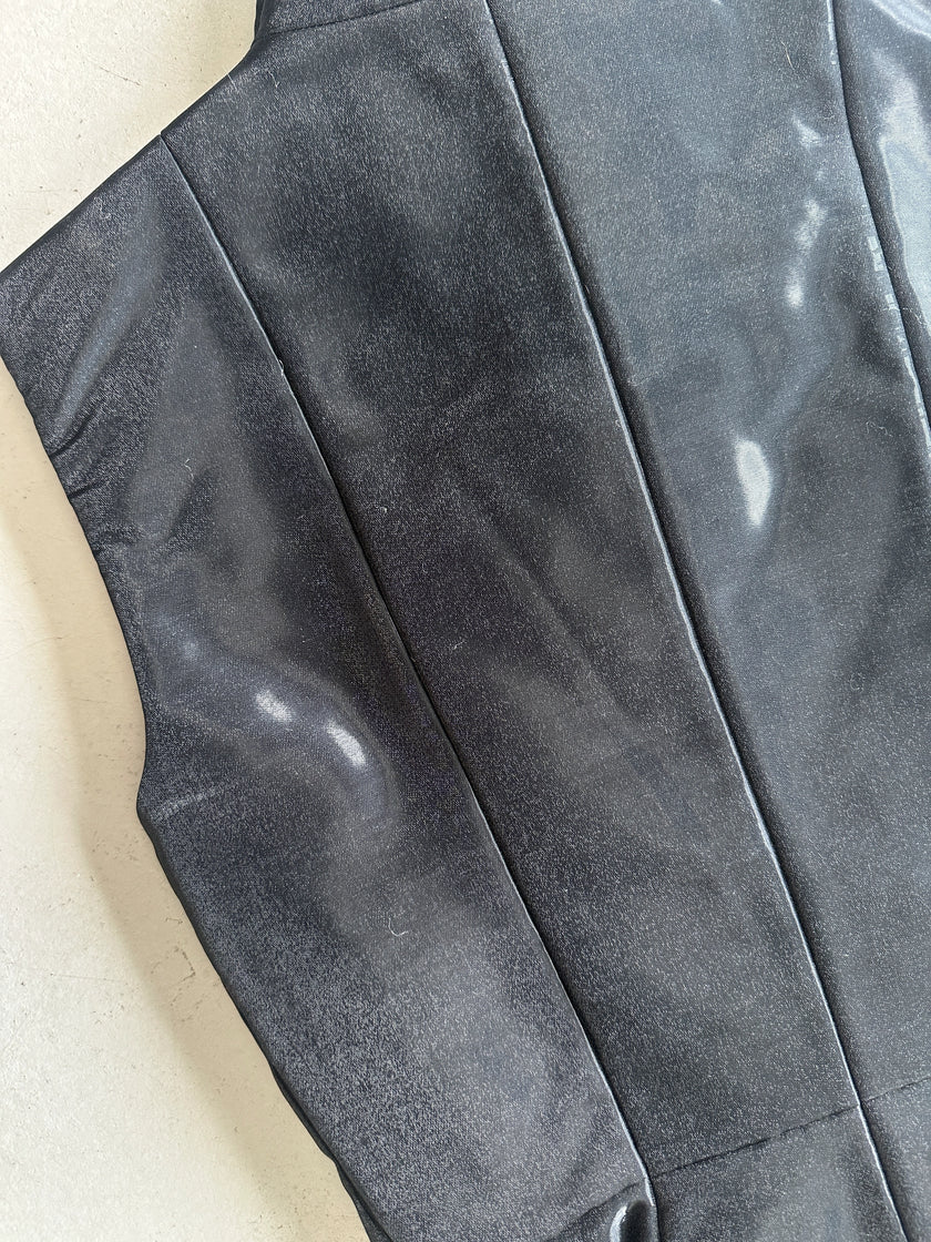 KENZO - 1990s GLITTERY CHIFFON VEST JACKET