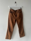 KENZO - 1980s DENIM TROUSERS WITH CRINKLED EFFECT WASH