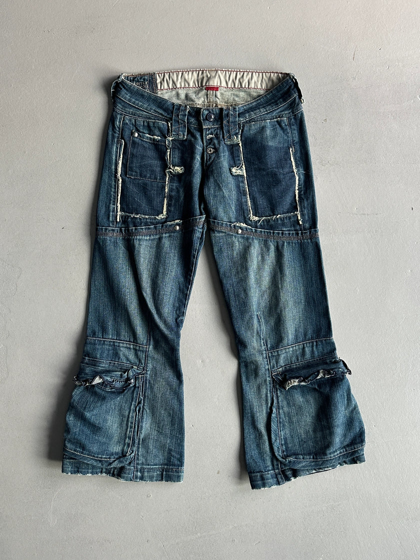 MARITHÉ + FRANÇOIS GIRBAUD - F/W 2004 LOW WAIST CARGO JEANS