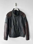 ITALIAN LABEL 1980s HEAVY LEATHER BOMBER JACKET