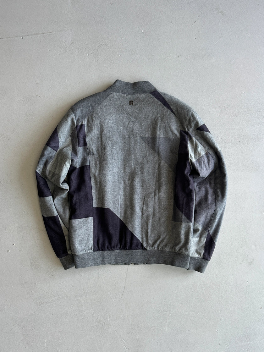 DIRK BIKKEMBERGS - 1990s SAMPLE BOTTLE NECK OVERSIZED BOMBER JACKET
