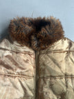 ARMANI JEANS - F/W 1988 CROPPED FIT JACKET WITH FUR COLLAR