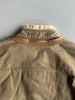 DSQUARED2 - F/W 2002 HOMELESS COLLECTION LAYERED DENIM SLEEVE JACKET WITH LEATHER DETAILS