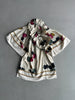 KENZO - 1990s FLORAL PRINT RUFFLED COLLAR SHORT SLEEVE TOP