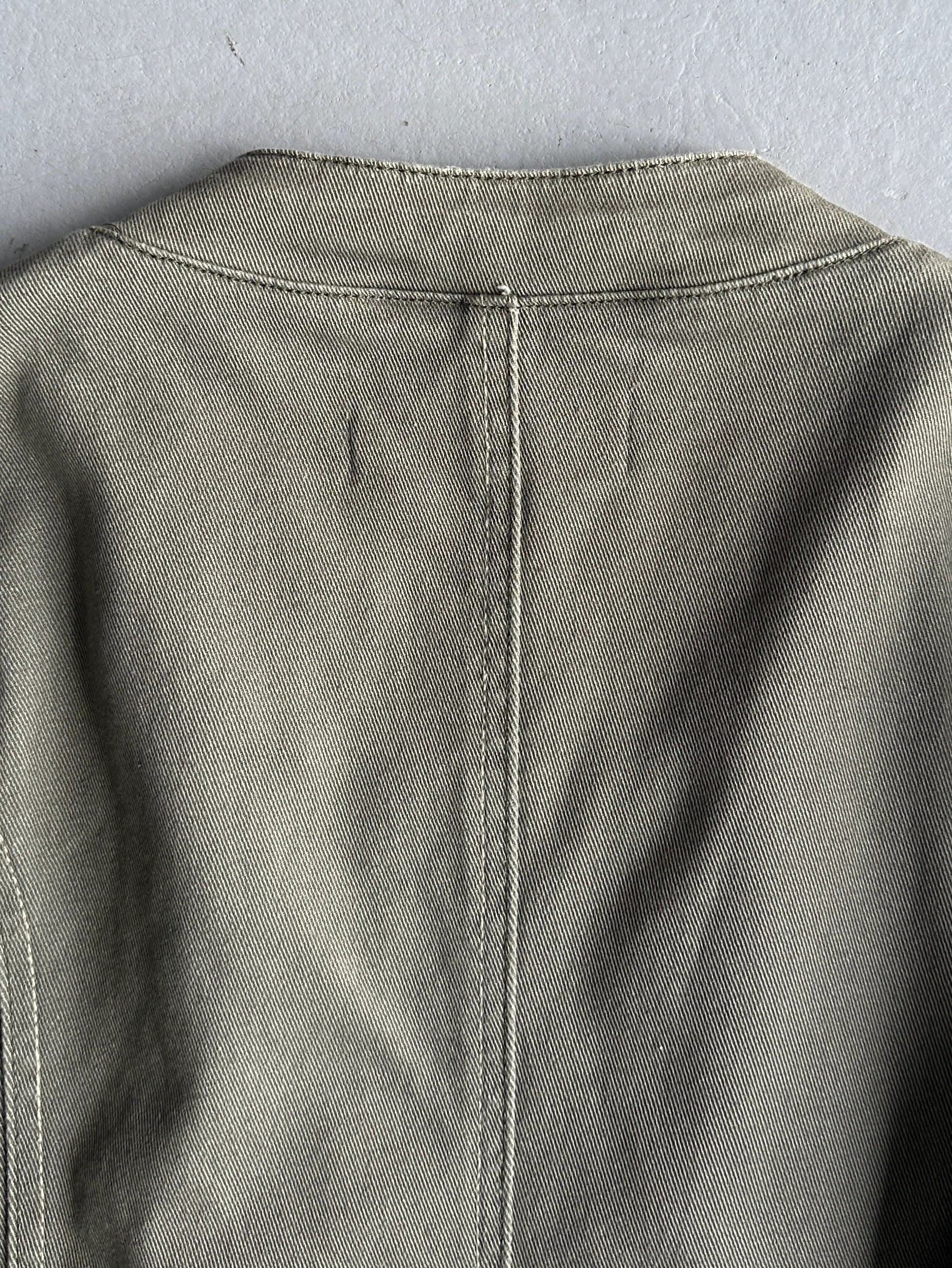 1990s TRIPLE ZIP FRONT CROP FIT JACKET