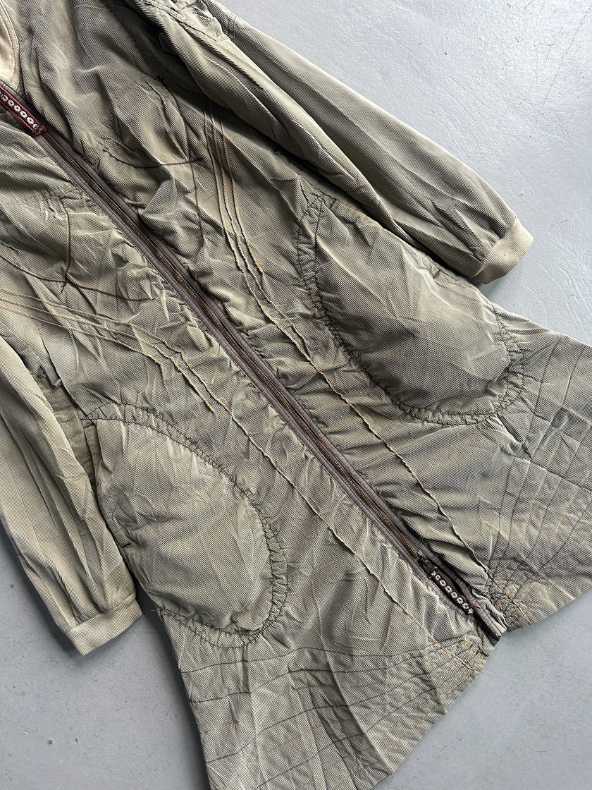 MARITHÉ + FRANÇOIS GIRBAUD - F/W 2003 LONG JACKET WITH FISHTAIL HEM