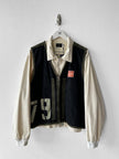 DIESEL - 1980s 2 in 1 BOMBER JACKET WITH LAYERED ZIPPED VEST