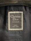 CHRISTIAN DIOR- 1970s DOUBLE BREASTED TRENCH COAT