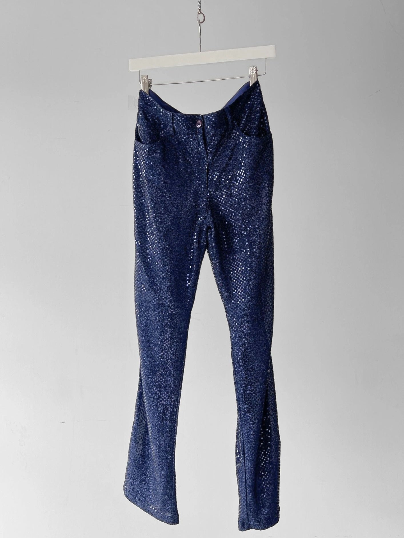 ARMANI JEANS 1990s SEQUIN TROUSERS