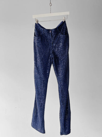 ARMANI JEANS 1990s SEQUIN TROUSERS