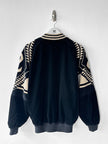 VALENTINO - 1980s CORDUROY BOMBER JACKET WITH KNITTED SHOULDER PANELS