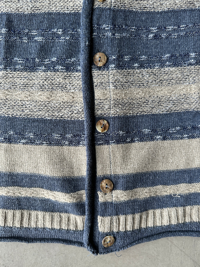 1980s KNIT CARDIGAN VEST