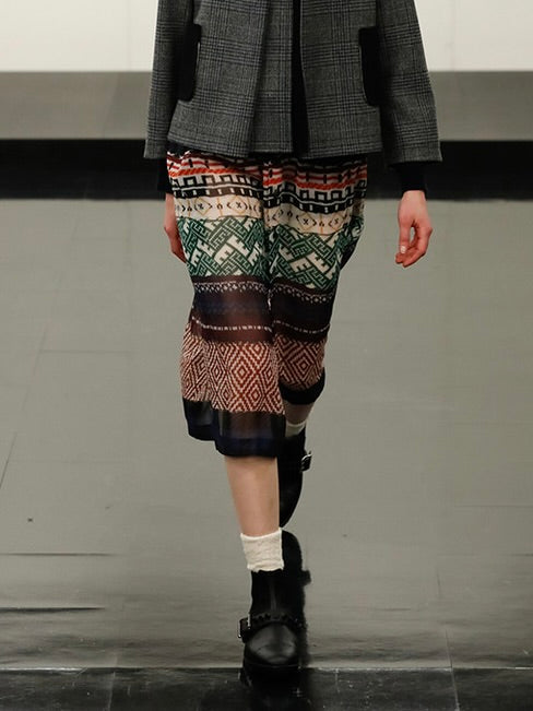 COMME DES GARÇONS - A/W 2017 LONG SLEEVE TOP WITH SHEER PANEL AT BACK HEM