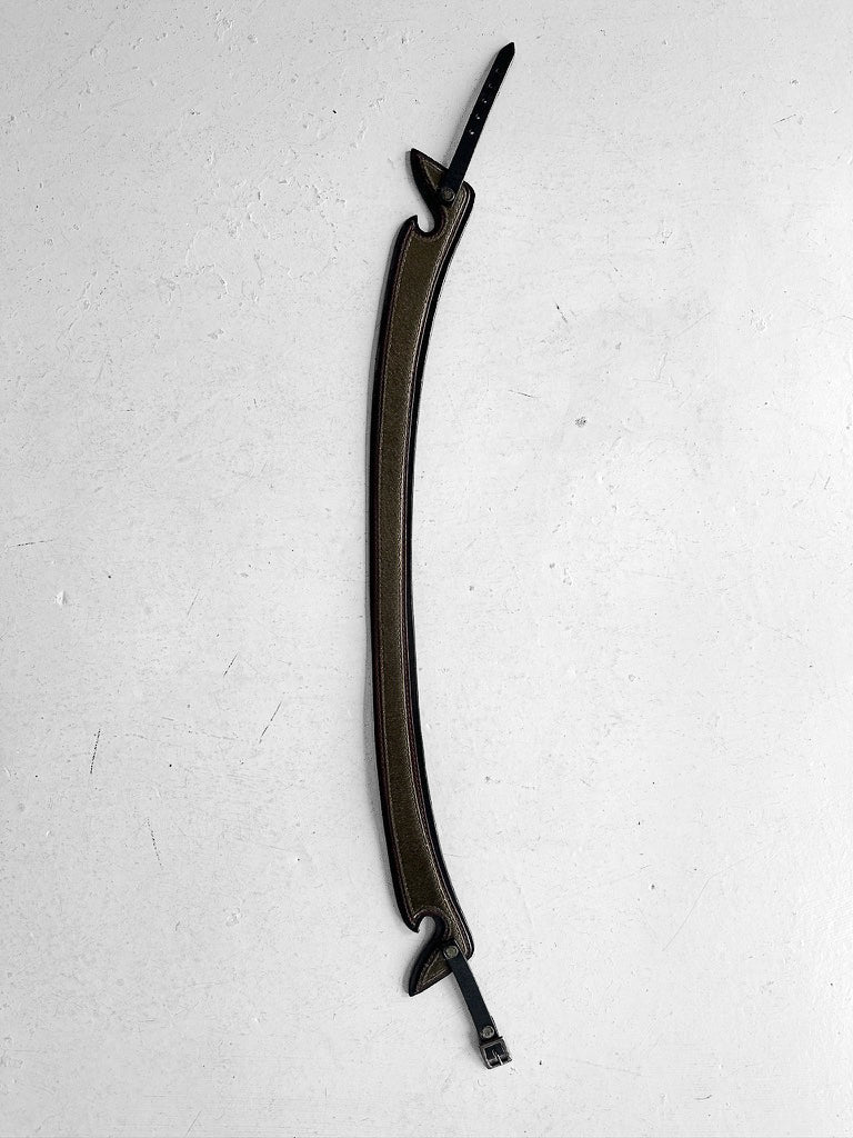 DRIES VAN NOTEN - F/W 2002 PONY HAIR LEATHER BELT
