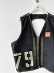 DIESEL - 1980s 2 in 1 BOMBER JACKET WITH LAYERED ZIPPED VEST