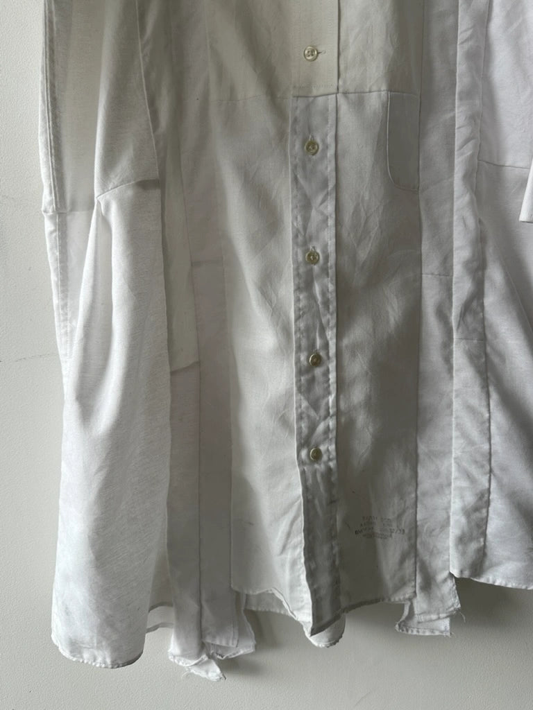REBUILD BY NEEDLES BY NEPENTHES - early 2010s DECONSTRUCTED LONG SHIRT