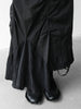 FRENCH LABEL early 2000s PANELED ASYMMETRIC MAXI SKIRT