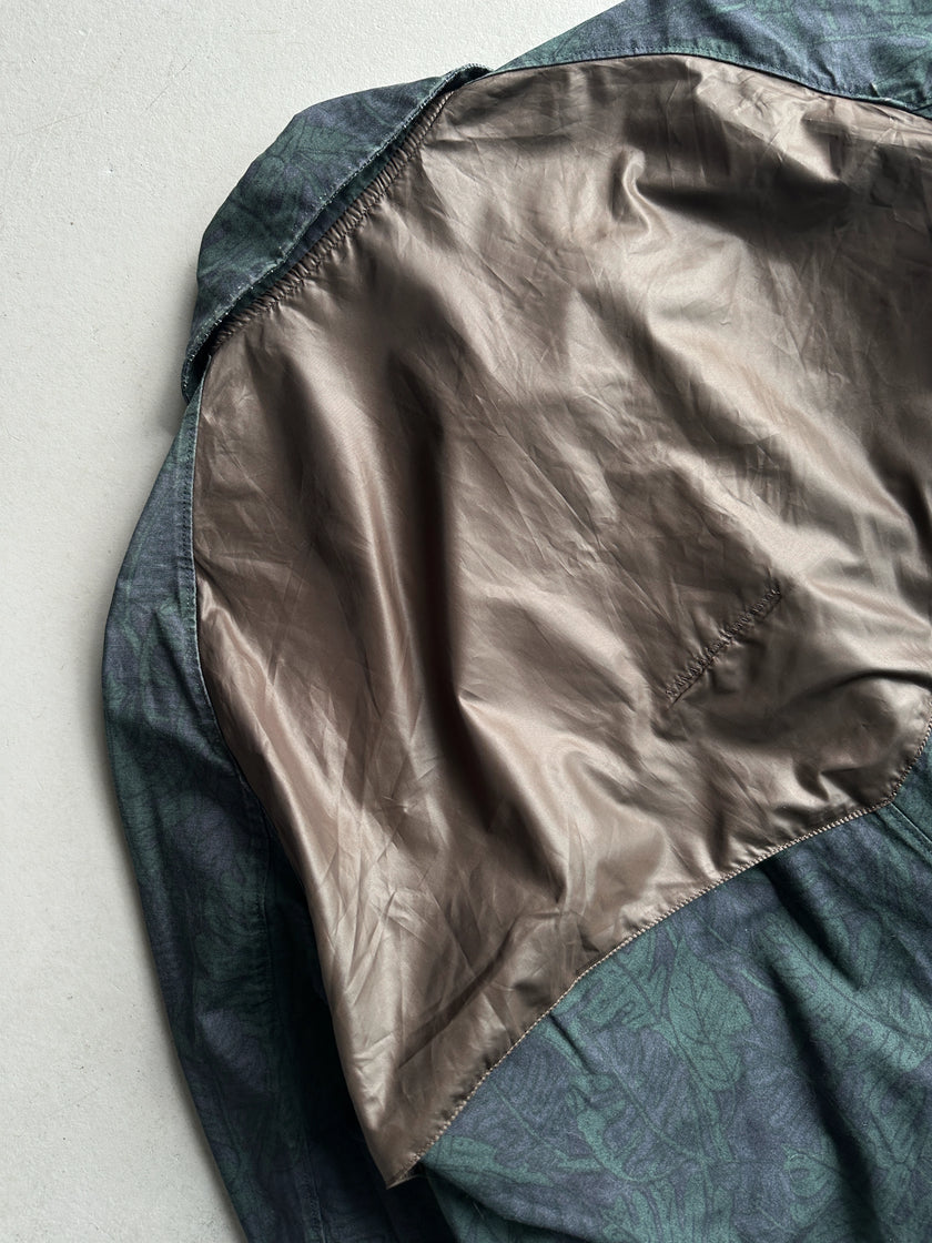 KOLOR - S/S 2014 CONTRASTING YOKE PRINTED TRENCH COAT