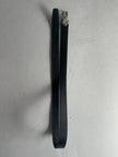 GIANFRANCO FERRÉ - early 2000s LEATHER BELT WITH HOOK BUCKLE DETAIL