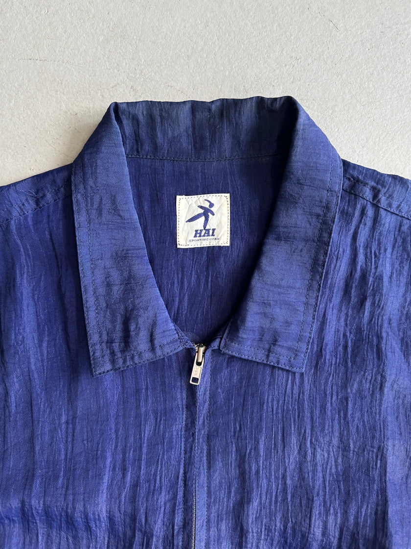 ISSEY MIYAKE HAI SPORTING GEAR - 1980s NYLON BOMBER JACKET