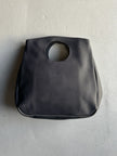 FENDISSIME - 1990s CUT OUT HANDLE TEXTURED HANDBAG