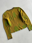 DE CAMPOS RESEND'S - 1990s HANDCRAFTED APPLIQUÉS ROUND NECK JUMPER