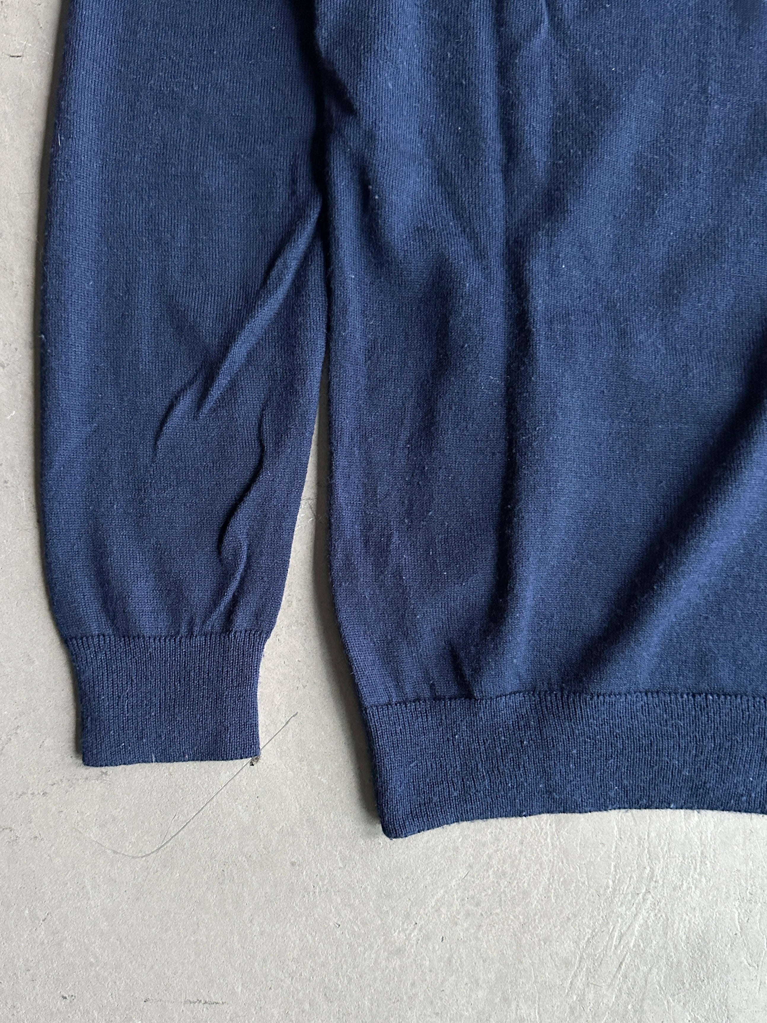 DANIELE ALESSANDRINI - 1990s DRAPED COLLAR SOFT JUMPER