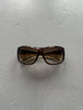 PRADA - 1990s OVERSIZED WRAP AROUND SUNGLASSES