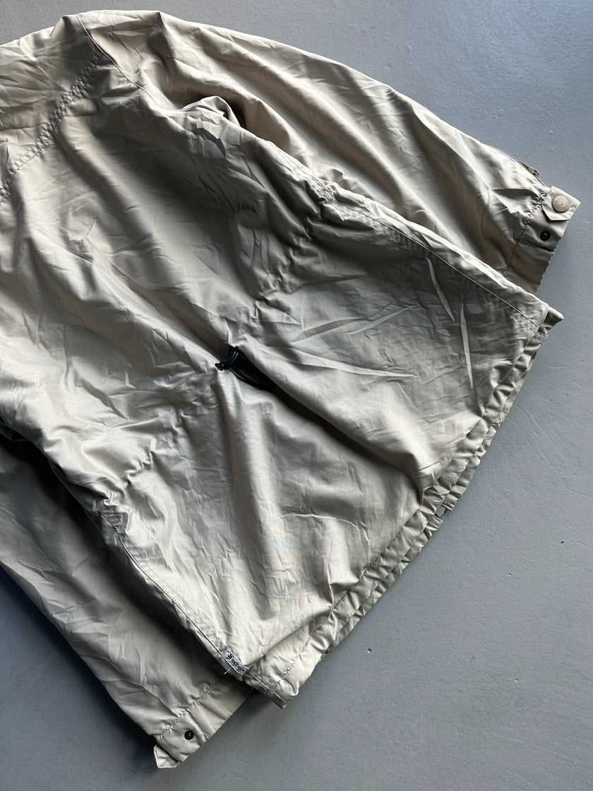 ARMANI JEANS - 1990s ZIPPED SLEEVE FUNNEL NECK JACKET