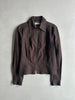 ICEBERG - 1990s STRAIGHT FIT JACKET WITH LEATHER TRIMS