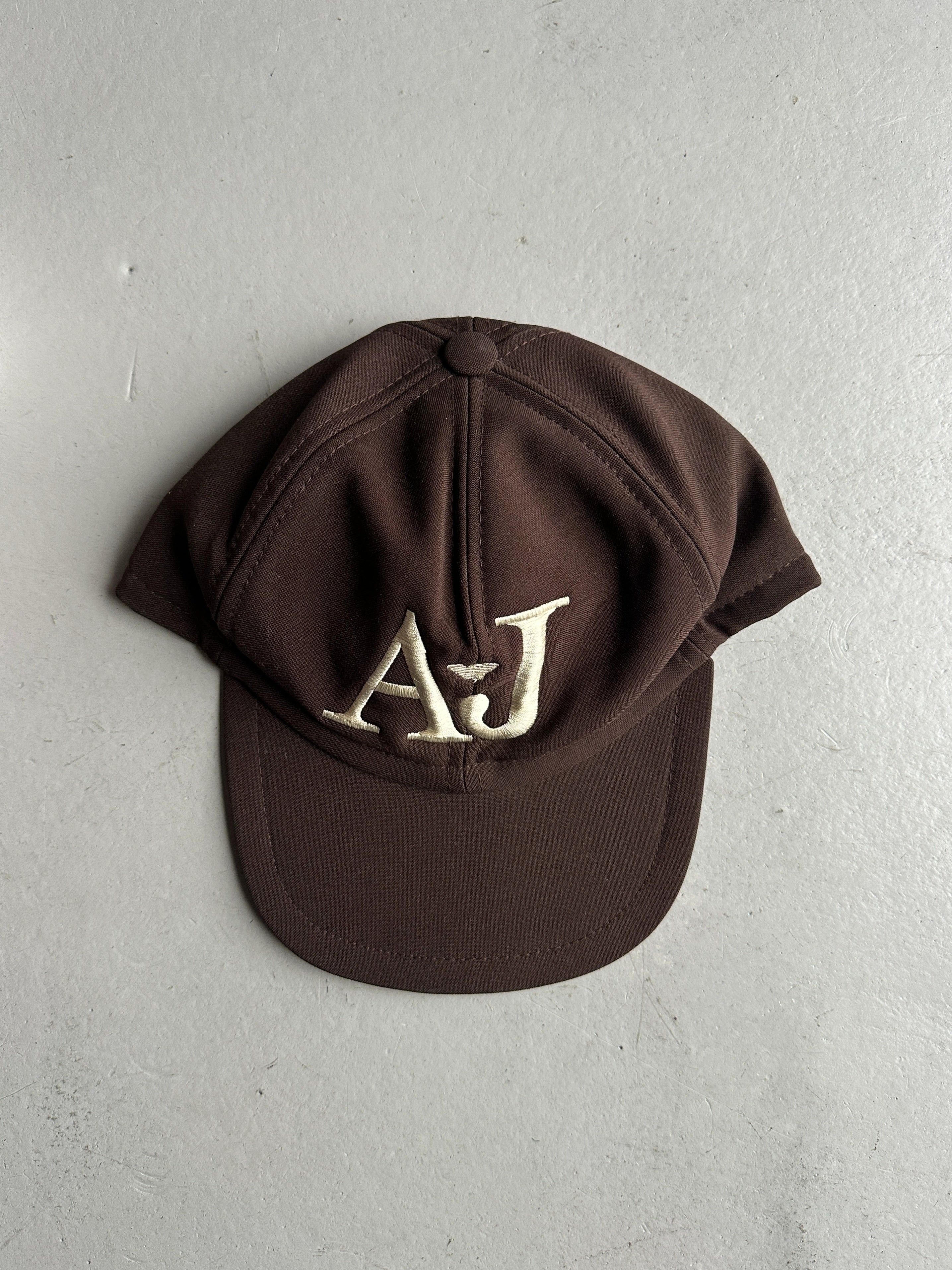 ARMANI JEANS - F/W 1997 EMBROIDERED LOGO FRONT CAP