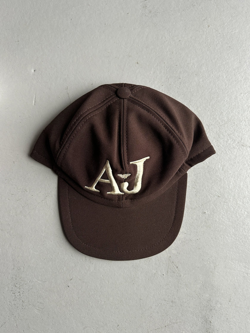 ARMANI JEANS - F/W 1997 EMBROIDERED LOGO FRONT CAP