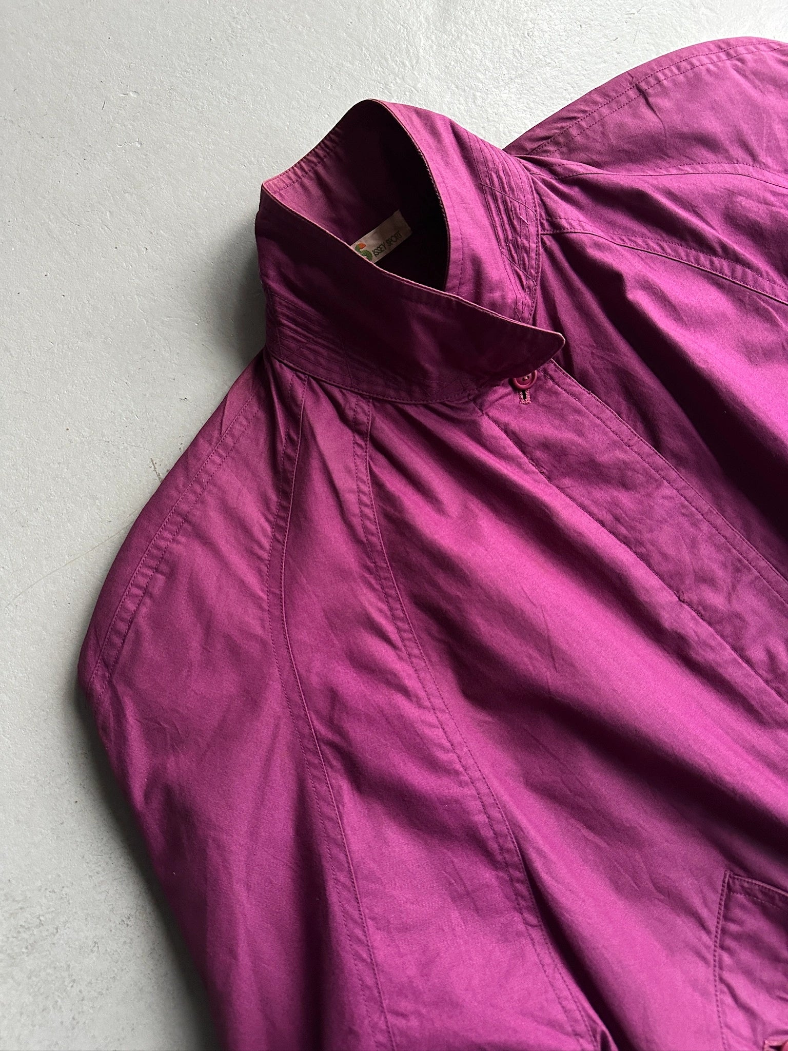 ISSEY MIYAKE - 1980s BOXY FIT BOMBER JACKET