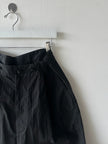 YOHJI YAMAMOTO Y'S - early 2000s MULTI BUTTON WAISTBAND CURVED TROUSERS