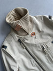 DANIELE ALESSANDRINI - 1990s BOMBER JACKET WITH RIBBED KNIT COLLAR