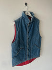 ARMANI JEANS - 1990s DENIM VEST GILET JACKET