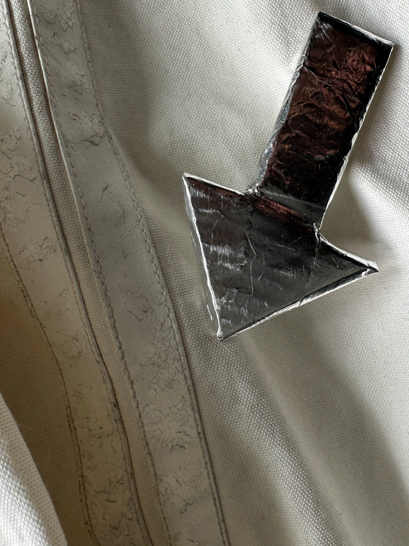 VERSACE - 1990s BOMBER JACKET WITH LEATHER PIPING