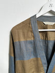 ITALIAN LABEL 1980s LINEN BLOUSON JACKET