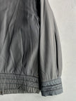ESCADA - 1980s CONTRASTING LEATHER FRONT LAYERED JACKET