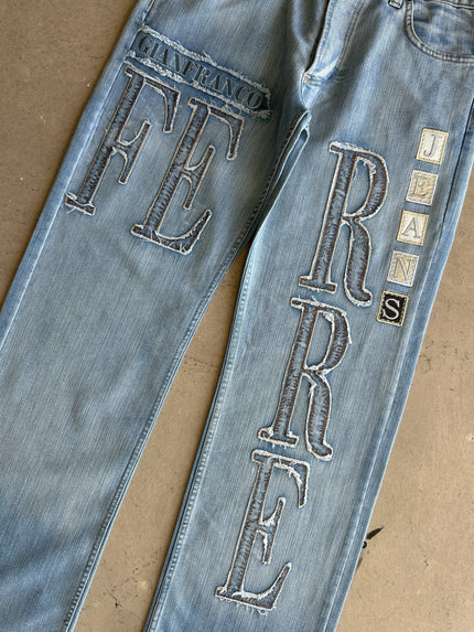 GIANFRANCO FERRE- 1990s RELAXED FIT JEANS