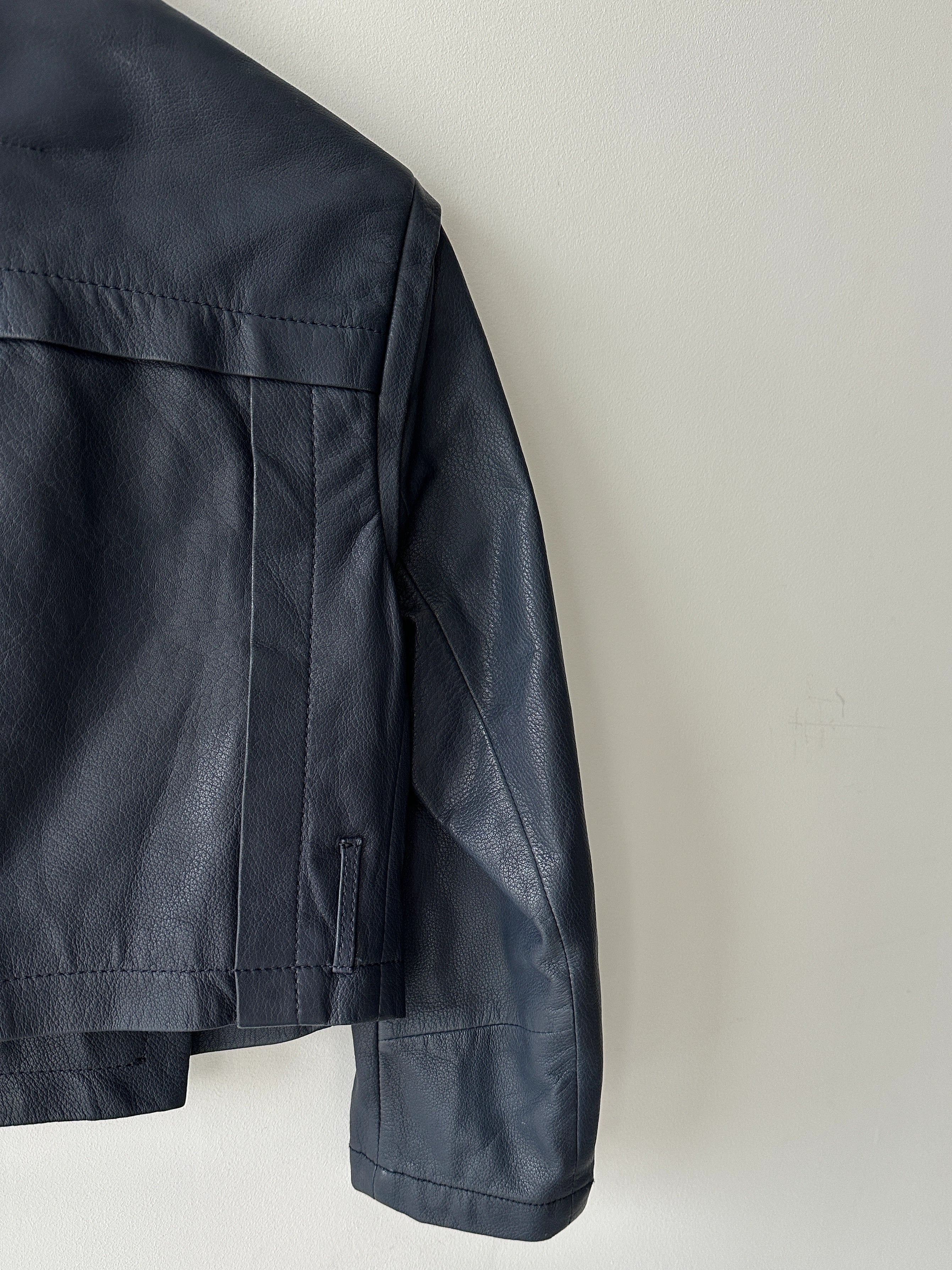 GIANFRANCO FERRÉ - S/S 2009 CROP FIT LEATHER JACKET