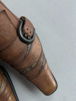 5351 POUR LES HOMMES - early 2000s WESTERN SLIP ON SHOES
