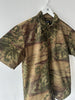 A.P.C. - S/S 2004 TROPICAL PRINT TEXTURED SHORT SLEEVE SHIRT