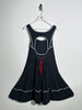 MARITHÉ + FRANÇOIS GIRBAUD - early 2000s DRESS WITH CUT OUT BACK